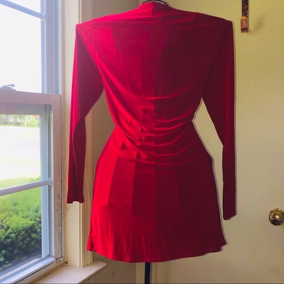 Koco & K London size 16 red knot front mini dress - Picture 7 of 10